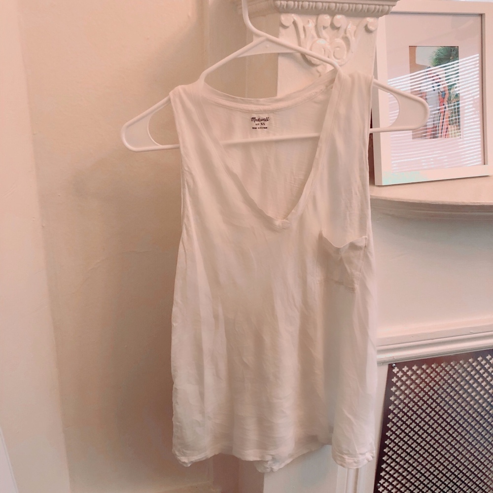 Madewell basic white tee